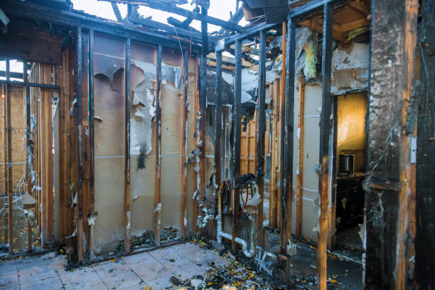 Professional Soot Cleanup technician working in College Station, TX